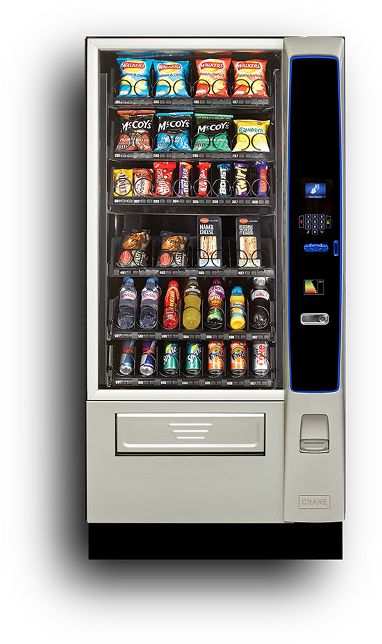 Combination Snack and Cold Drinks Machine